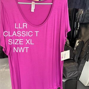 LuLaRoe Short Sleeve Tee - Bold Magenta Pink